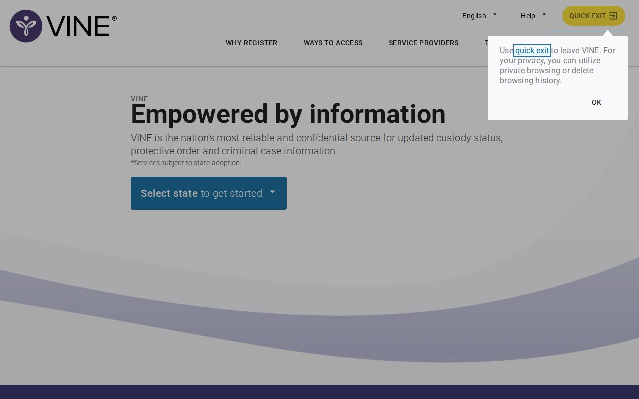 Putnam County custody record lookup and Florida VINE alerts